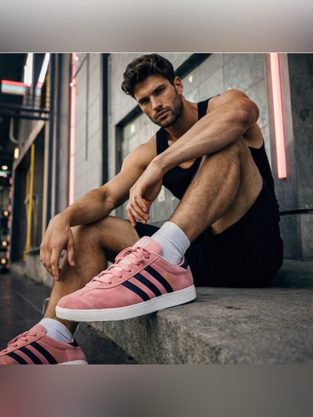 ADIDAS || Gazelle Men’s Sneakers Pink Suede. Sz. 9.5